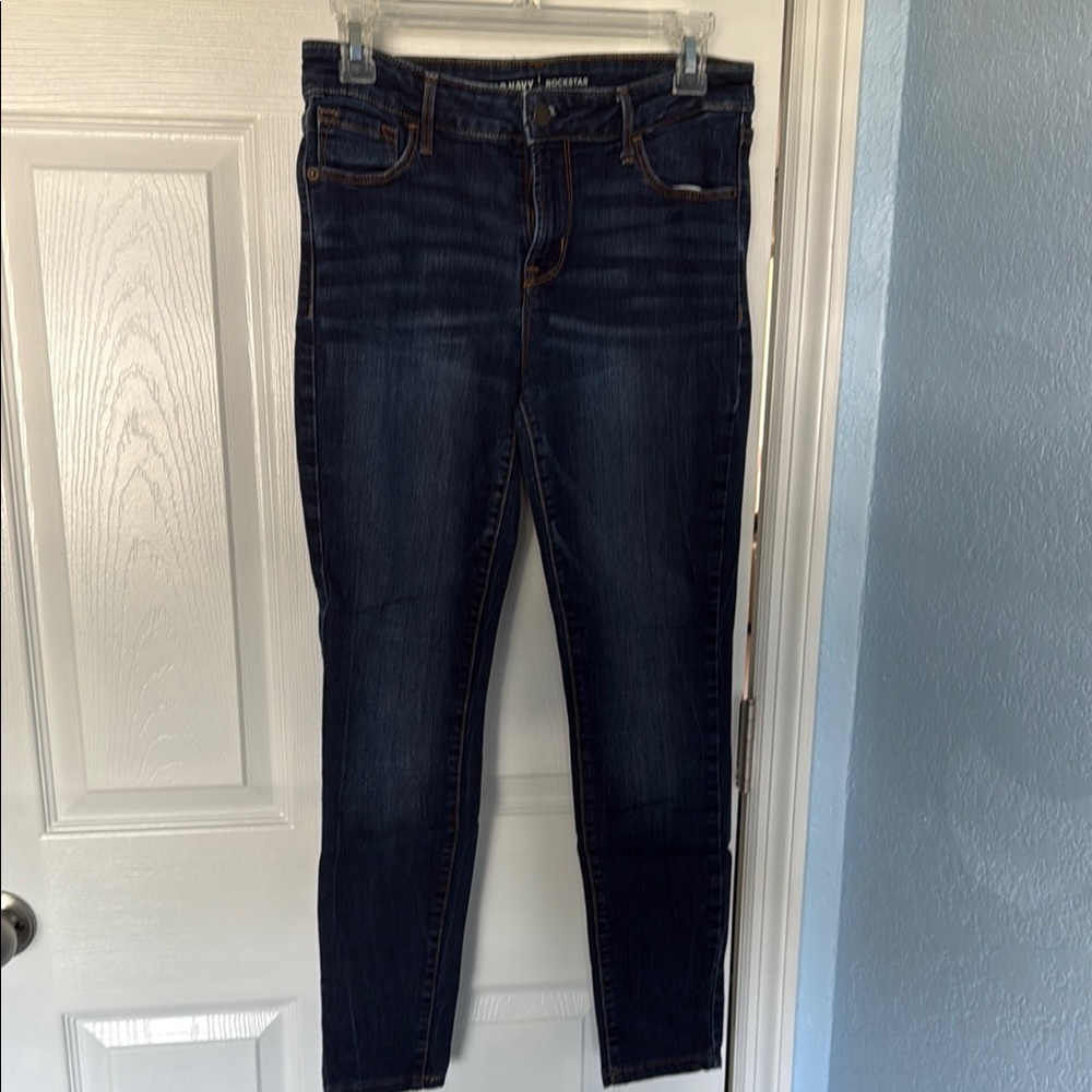 Old Navy Rockstar Blue Skinny Jeans with Stretch